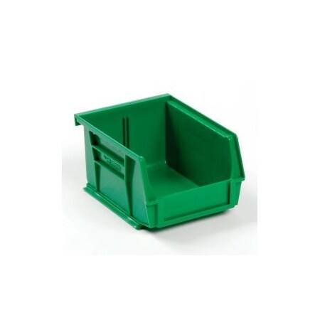 Quantum Storage Systems Hang & Stack Storage Bin, Green, 24 PK QUS210GN